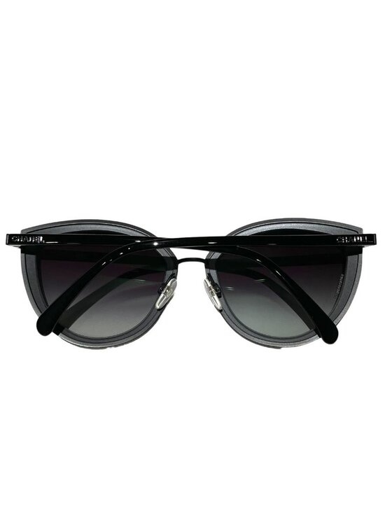 Chanel Cat Eye Sunglasses Alloy Acetate Eyewear